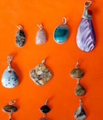 Silver with semi precious gemstones